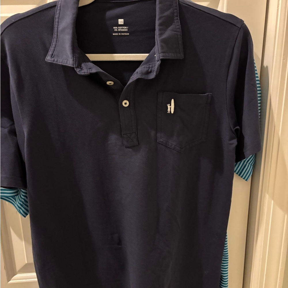 johnnie-O Dark Blue Polo Shirt